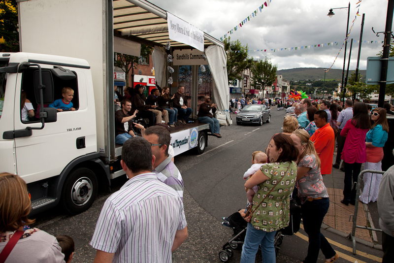 Bleeding Pines Float in Maiden of the Mourne Parade