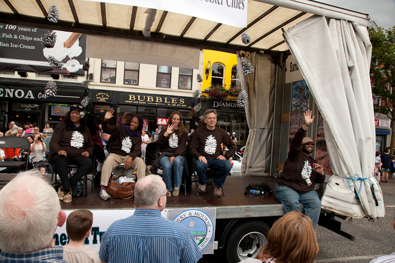 Bleeding Pines Float in Maiden of the Mourne Parade